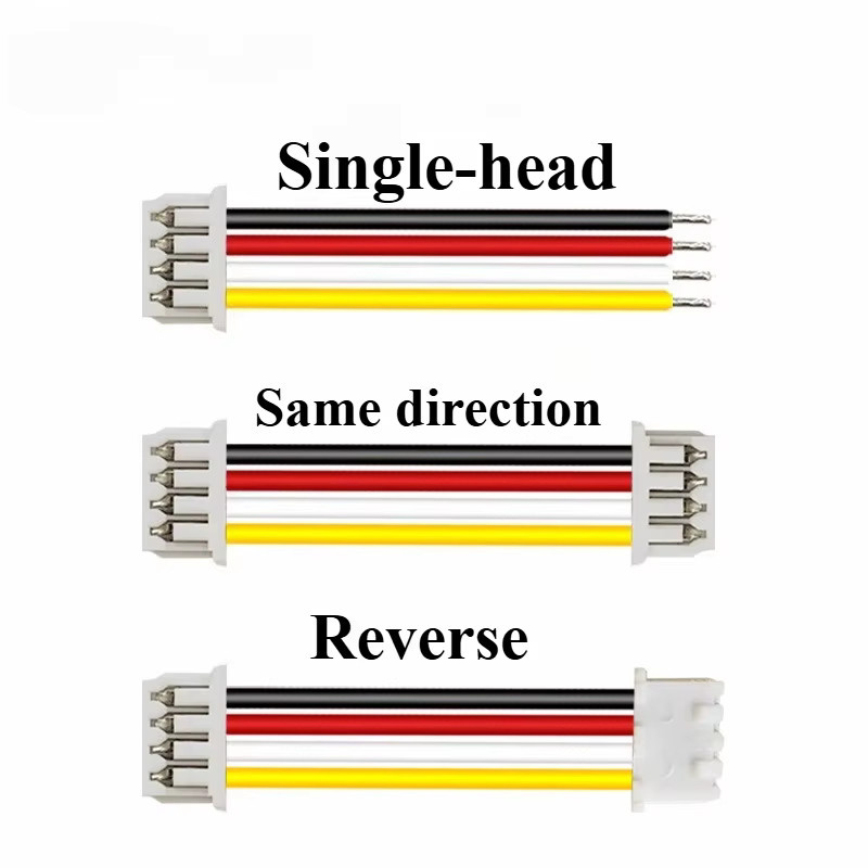 JST GH Serie 1.25mm Stecker-Verbinder Set, 10 Stück, verschiedene Polzahlen (2P/3P/4P/6P), für 28AWG Kabel - Bild 2