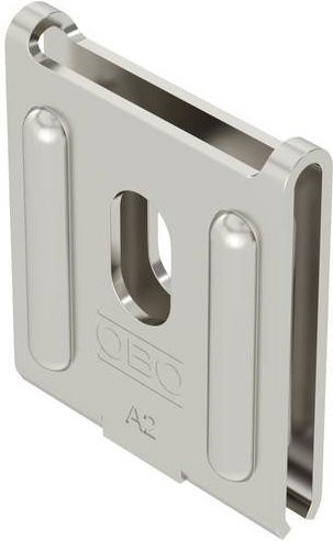OBO Bettermann Wandbefestiger aus Metall in Silber, 25 Stück - Bild 1