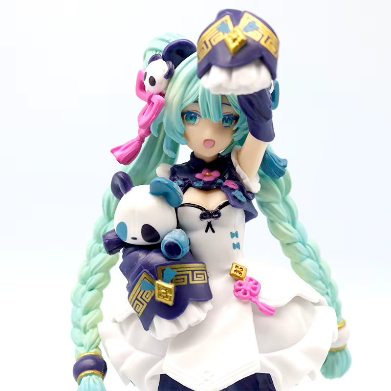 Panda Mädchen Anime Sammlerfigur, Kunststoff, Bunt / Mehrfarbig - Bild 2