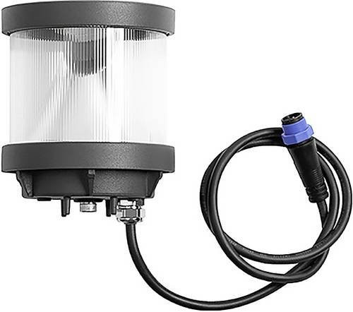 ESYLUX EL10521843 LED Leuchtenkopf Bollard in Grau und Transparent mit warmweißem Licht - Bild 1
