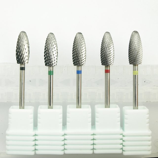 Easy Nail Nagelbohrer Wolframkarbid, Kreuzschliff, 3/32 Zoll, für Füße - Bild 1