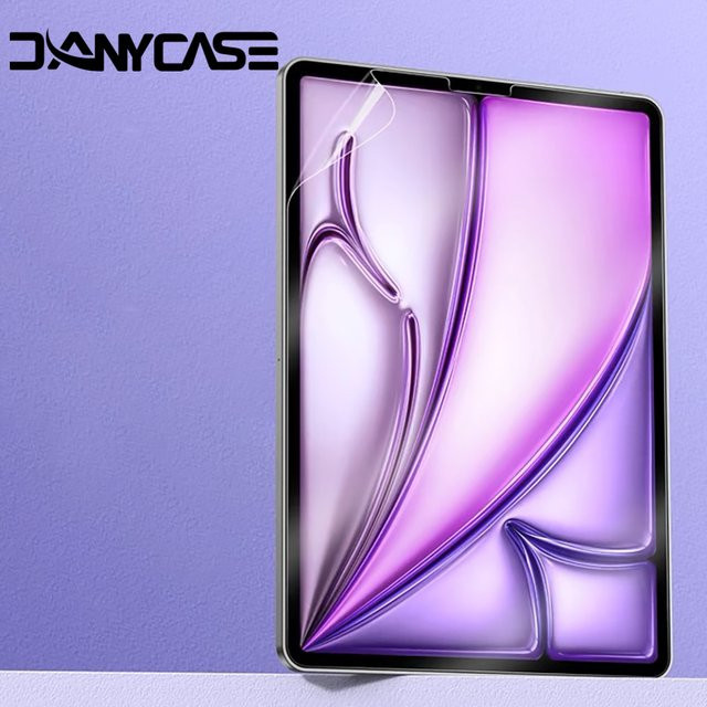 DANYCASE Displayschutzfolie mit Papiergefühl für iPad Air 6 2024 und iPad Pro 11/13 M4, matt und transparent - Bild 1