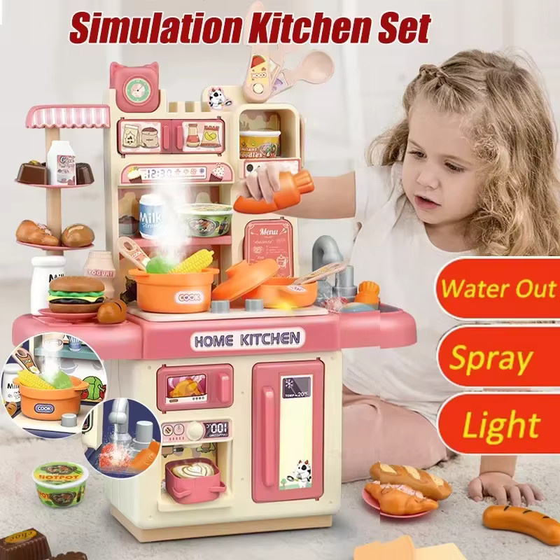 CONUSEA Kinderküchen-Spielzeugset, Kochtisch, mit Geräuschen und Sprühfunktion - Bild 2
