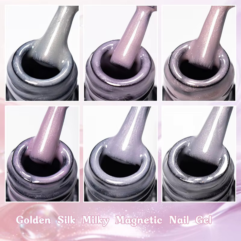 MEET ACROSS Magnetischer Nagellack, Taro Lila, 7 ml - Bild 4