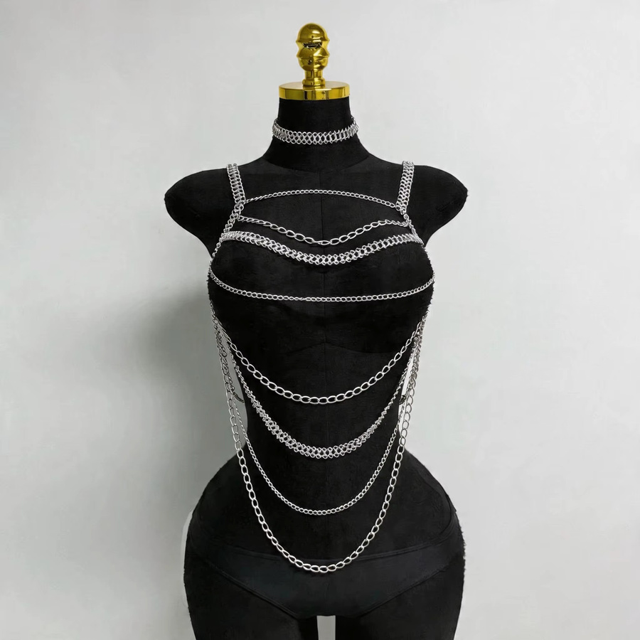 AKYZO Choker-Halskette, Gold, Damen, Gothic - Bild 2