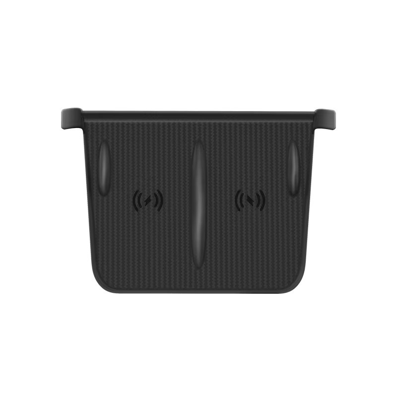 YZ Anti-Skid Silikon Pad für Tesla Modell 3 Y Highland Juniper 2021-2025, kabelloses Lade-Zubehör, Schwarz - Bild 5