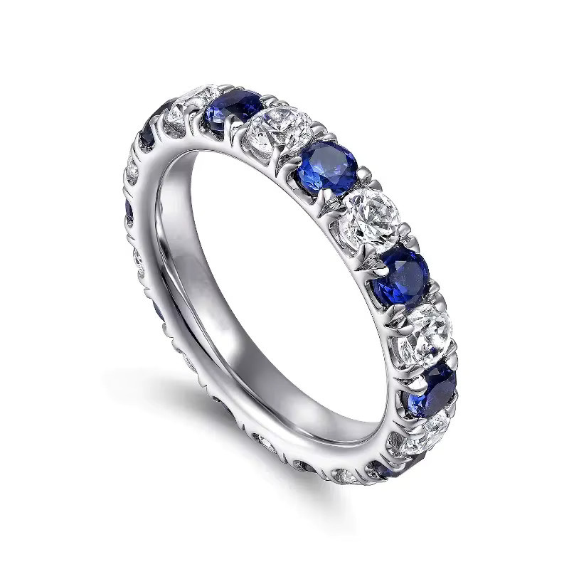 Huitan Fingerring, Zirkonia, Silber, Damen - Bild 2
