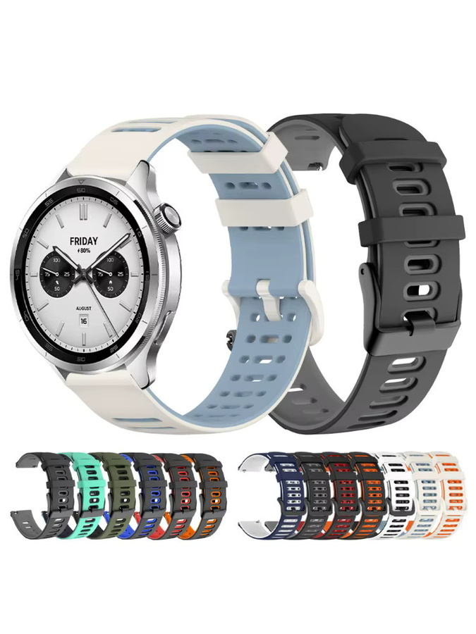 Xiaomi Uhrenarmband Silikon, 22 mm, Multicolor - Bild 4