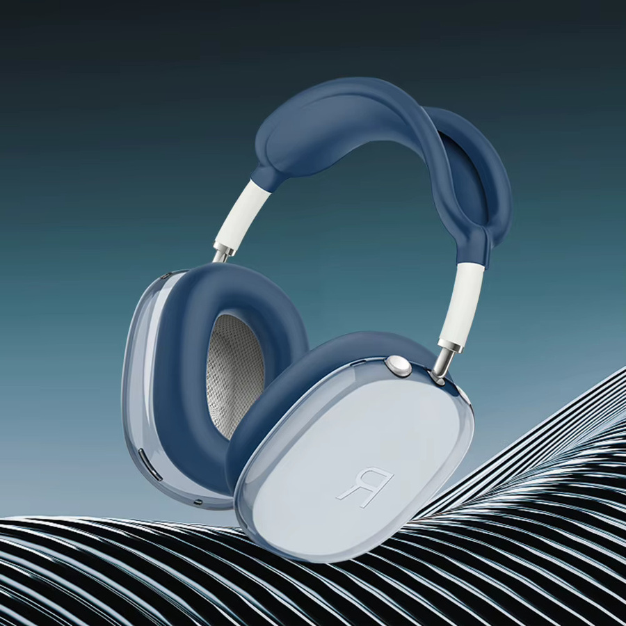 4-in-1 Silikon und TPU Schutzhülle für Apple AirPods Max, transparent, stoßfest, inklusive Ohrpolster, Ohrmuschelschutz und Stirnband-Abdeckung - Bild 2