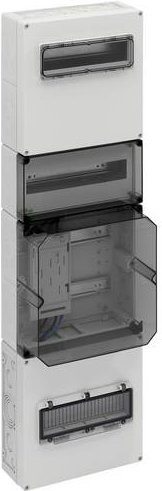Spelsberg Zählerschrank ZVi 10530-eHZ Aufbau in Weiß und Transparent - Bild 1