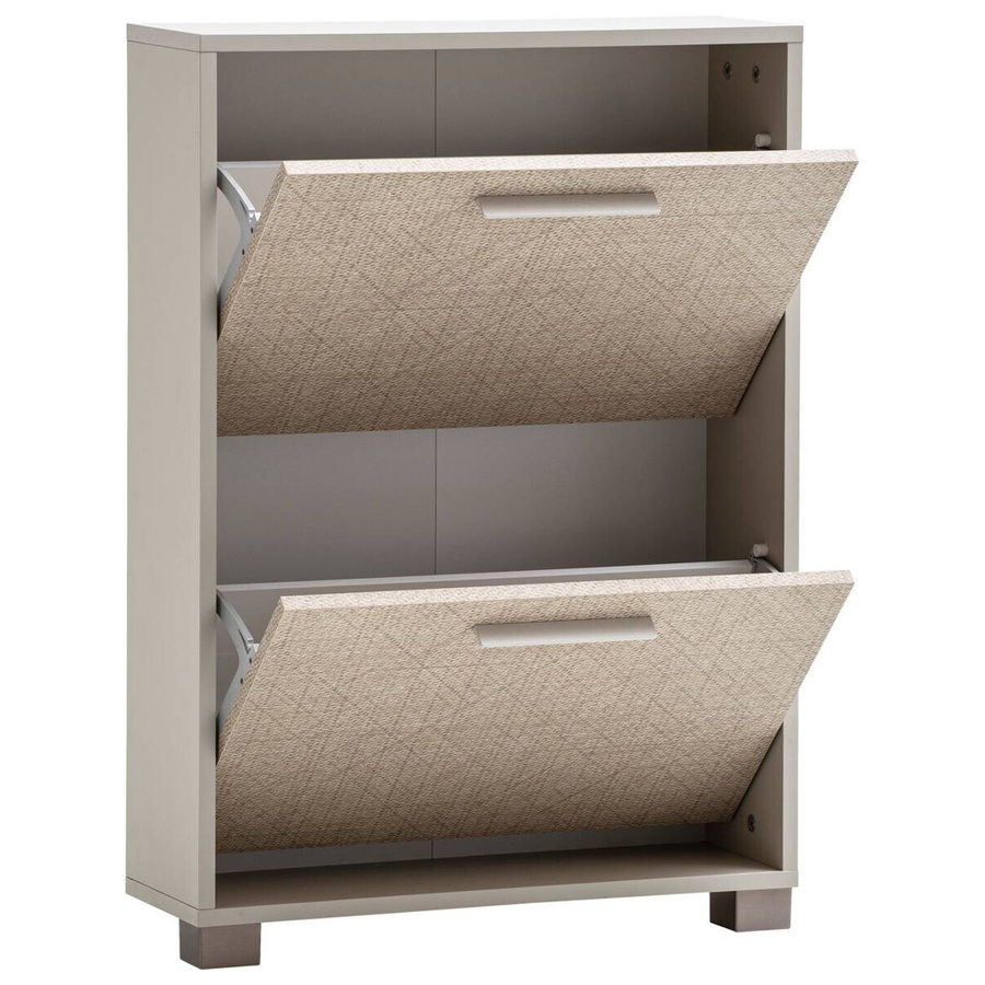 Schildmeyer Schuhkipper Edno mit 2 Klappen in Beige, B/T/H: 59,8 x 19,6 x 85,2 cm - Bild 2