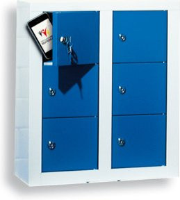 Kappes Wertfachschrank ErgoPlus mit 6 Fächern, Farbe: Grau, B/T/H: 58,5 x 48,5 x 25,0 cm - Bild 1