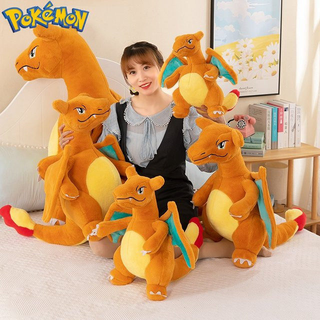 Aoger Pokémon Charizard Plüschtier, weiche Puppe, Orange - Bild 1