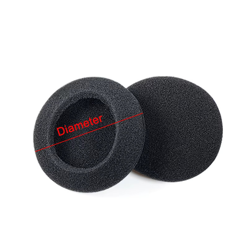JCD 10er Set Kopfhörer Schaumstoff Ersatz Ohrpads in Schwarz - Bild 3
