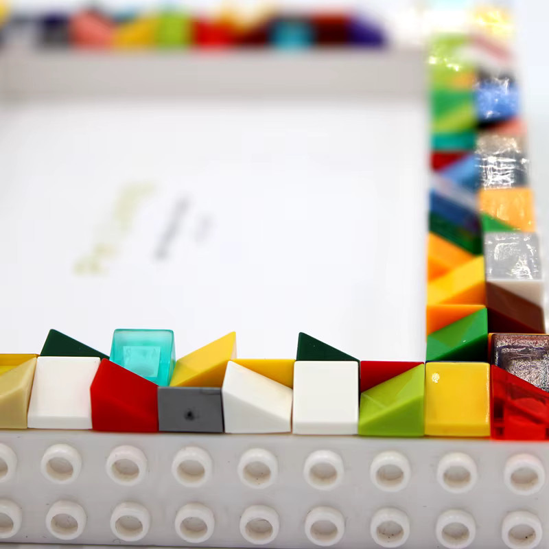 Pinliving DIY Kinder Fotorahmen aus Kunststoff in Mehrfarbig, rechteckig - Bild 3