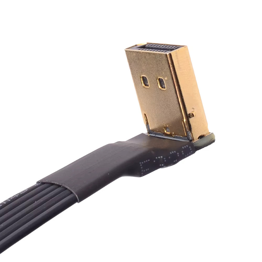 ADT-Link DisplayPort 2.1 Kabel in Schwarz für 8K HDR und 240Hz, DP Adapter für PC, Laptop und TV - Bild 4