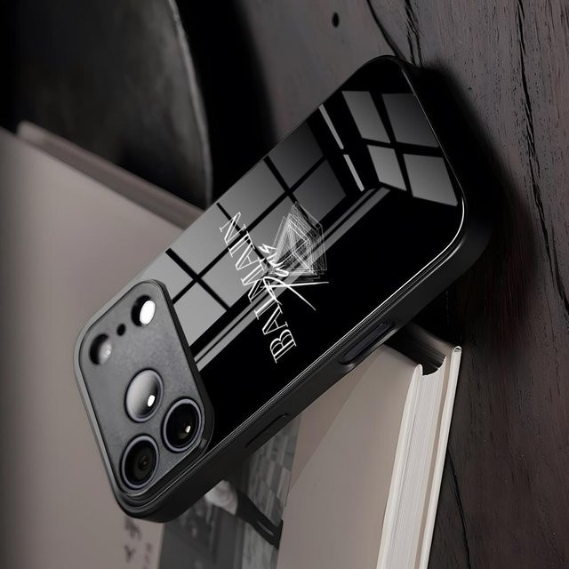 B-b-BALMA-INS-Ss Handyhülle aus Glas in Schwarz für iPhone und Samsung Modelle - Bild 1