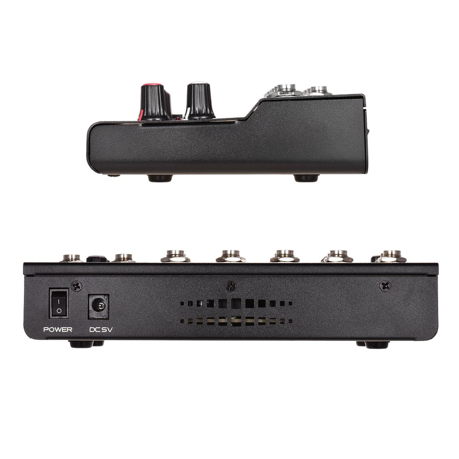 Muslady MIX5210 10-Kanal-Mischkonsole Digitaler Stereo-Audio-Mixer in Schwarz mit Mikrofonanschluss - Bild 7