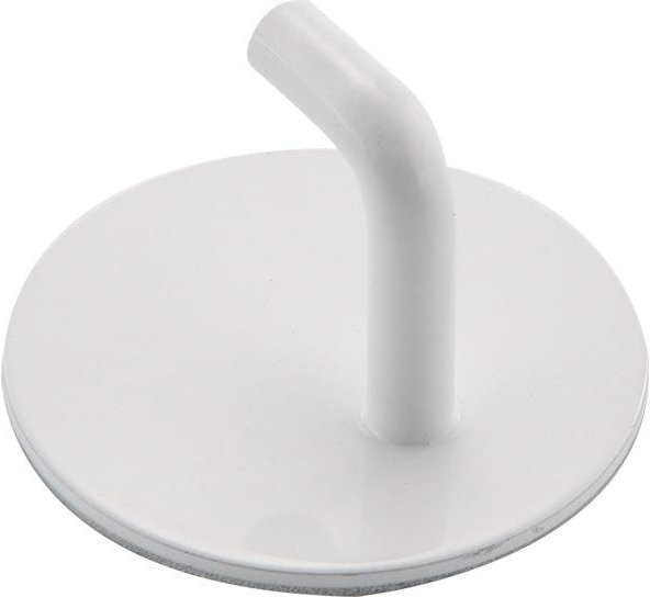 NATAWA Selbstklebender Wandhaken aus Edelstahl in Weiß für Badezimmer und Küche - Bild 1