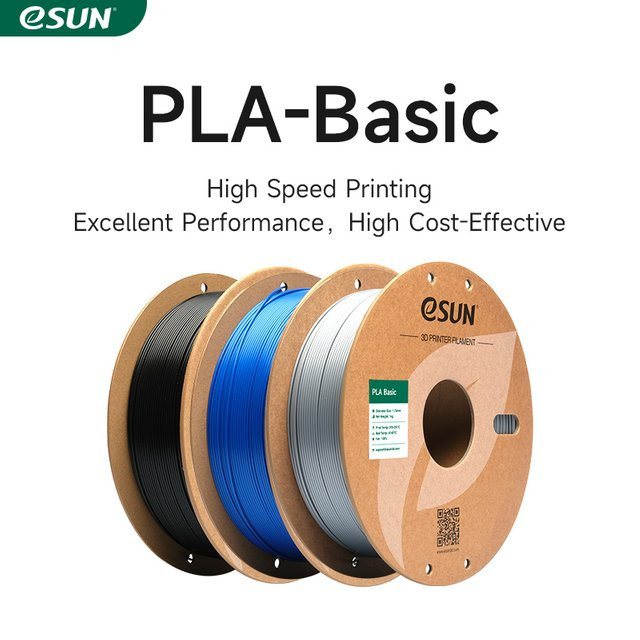 ESUN PLA Basic 3D-Drucker-Filament Rot, 1,75 mm, 1 kg - Bild 1