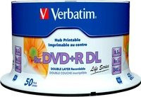 Verbatim DVD+R DL Rohlinge 8,5 GB mit bedruckbarer Oberfläche, 50 Stück Spindel - Bild 2