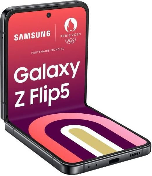 Samsung Galaxy Z Flip5 5G Smartphone 256GB 8GB RAM Schwarz - Bild 1