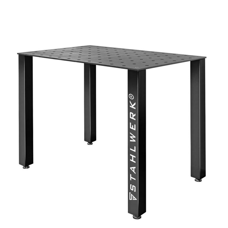 STAHLWERK Schweißtisch DIY-Bausatz aus S355 Stahl mit 12 mm Arbeitsplatte, Farbe: Schwarz, B/T/H: 150 x 120 x 80 cm - Bild 2