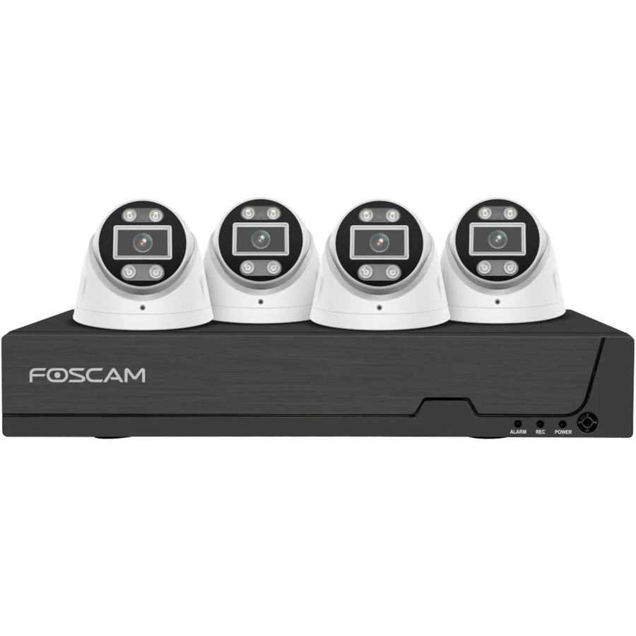 Foscam FN9108 E T4 2T Set mit Ethernet/LAN und HDMI in Schwarz oder Weiß - Bild 1