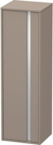 Duravit Hochschrank Ketho in Basalt Matt mit Tür links, B: 40 cm, T: 36 cm, H: 132 cm - Bild 1