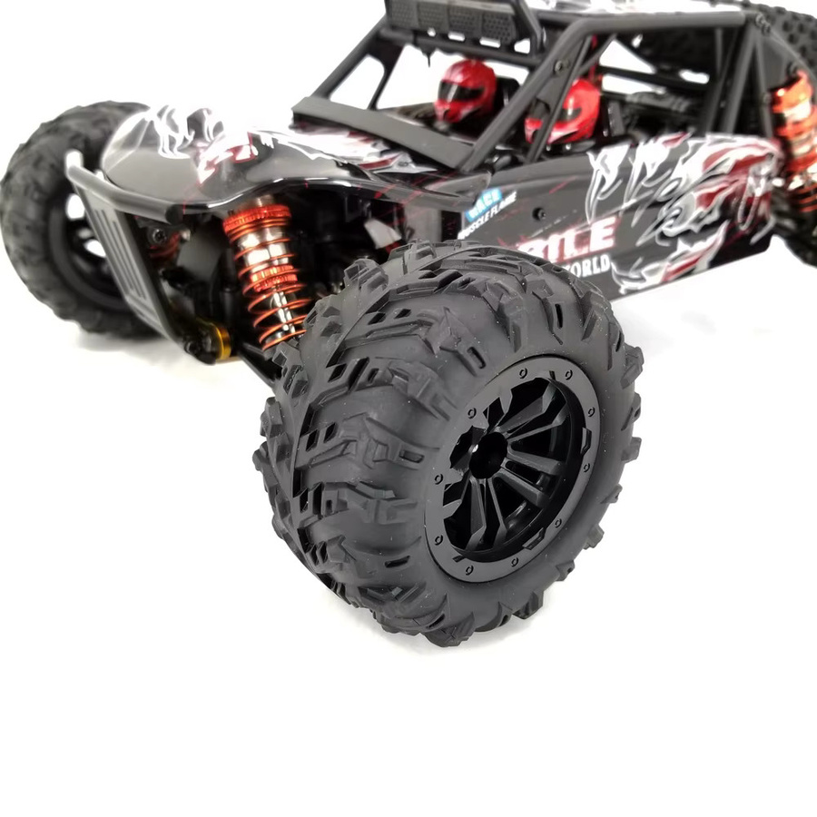 YSIDO RC Gummi Schnee Offroad Rad Reifen, Schwarz - Bild 2