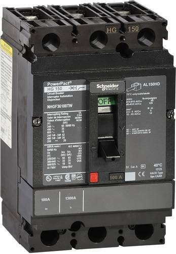 Schneider Electric NHGF36070TW Leistungsschalter MCB Schwarz, B/H/T: 10,4 x 16,3 x 8,6 cm - Bild 1