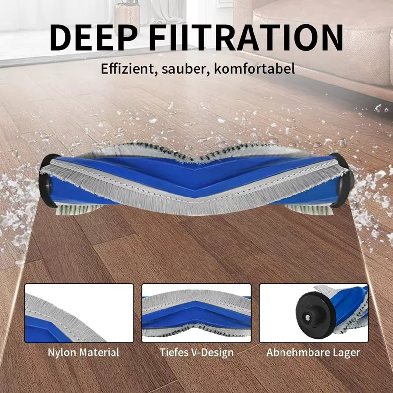 Ersatzteil-Set für Ecovacs T30 Pro, Max, Omni und Yeedi M12 Pro mit Hauptbürsten, Filtern, Mopps und Staubbeuteln, Multicolor - Bild 2