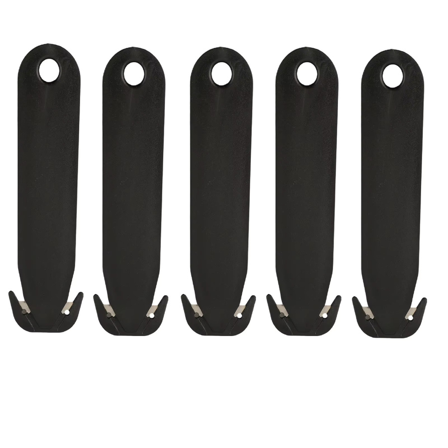 Vibratite 5er-Set Doppelklingen-Sicherheitsbox-Cutter Multifunktionswerkzeug in Schwarz für DIY-Kunst, Folien und Papier - Bild 3
