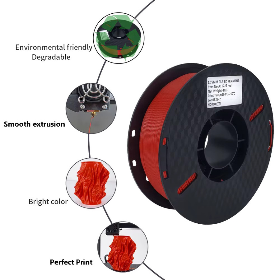 Kee Pang PLA-PETG-Filament für 3D-Drucker, 10 kg (10 x 1 kg), Weiß, 1,75 mm - Bild 3