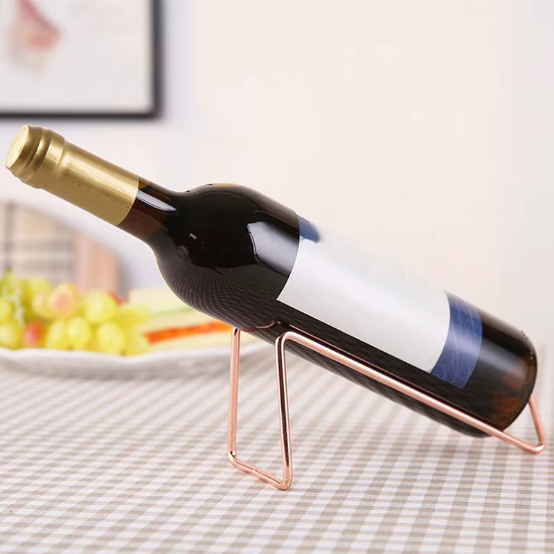 JETTING Wein Flaschenhalter aus Metall in Gold für Bar und Haushalt - Bild 3