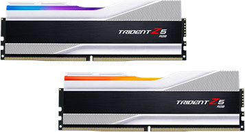 G.Skill Trident Z5 RGB DDR5 Arbeitsspeicher Kit 32GB (2 x 16GB) 6000MHz CL36 Non-ECC 288-Pin DIMM in Silber - Bild 2