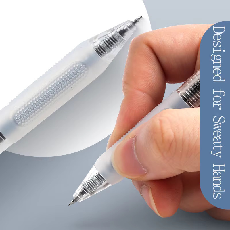 M&G Gelstift Schwarz 0,5 mm mit ST-Spitze und schnell trocknender Tinte, nachfüllbar - Bild 4