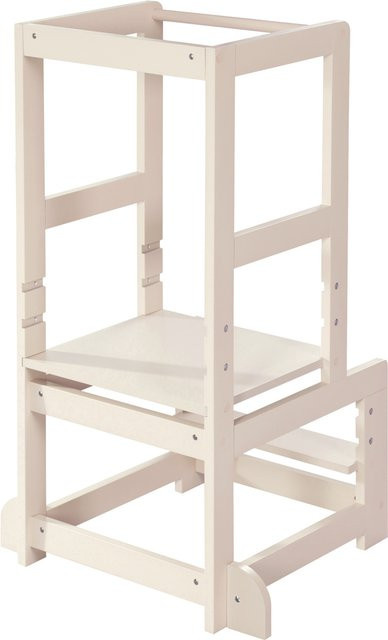 ROBA Lernturm aus Holz in Cashmere, Höhe: 90 cm, Breite: 45 cm, Tiefe: 45 cm - Bild 1