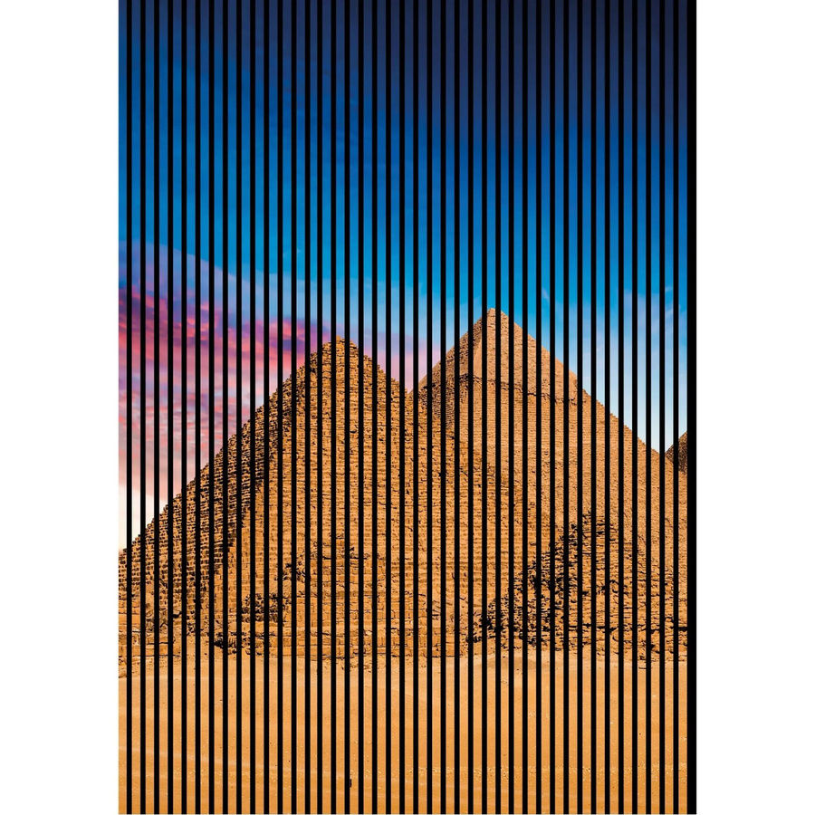 FN Acustico Akustikplatte Pyramiden in Bunt aus PET und MDF, B/H: 1693 x 2400 cm, Tiefe: 19 cm - Bild 2