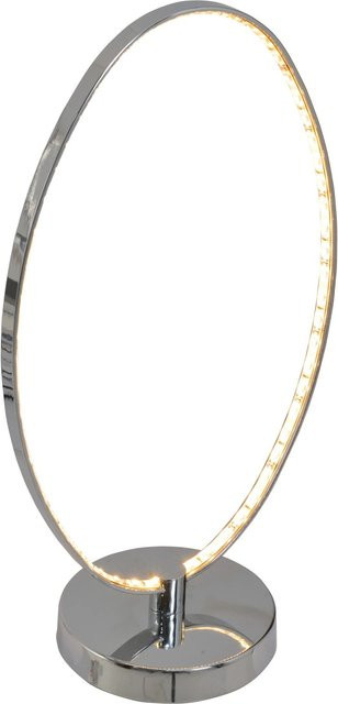 Näve LED-Tischleuchte Universe in Chrom, Durchmesser: 44 cm, Höhe: 24 cm - Bild 1
