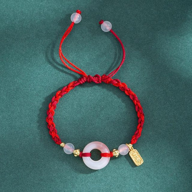 Armband The Red Sun, Achat, Perle, rot, Damen - Bild 1