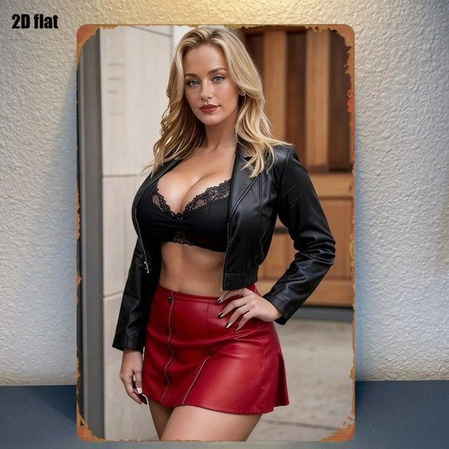 CIFBUY Metall-Wandkunst im Street-Style als Dekoration für dein Wohnzimmer oder Schlafzimmer, B/H: 20,32 x 30,48 cm - Bild 1