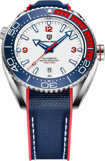 Pagani Design Armbanduhr, Automatik, Edelstahl, Saphirglas, Herren - Bild 1