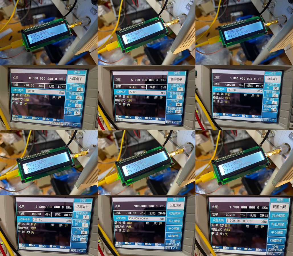DykbRadio RF Power Meter AD8319 ARW227 USB Typ-C 24Bit ADC RF Signal Detektor für Ham Radio Verstärker 1MHz-8GHz - Bild 1