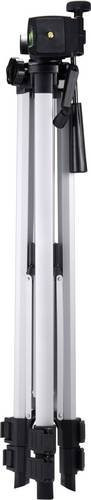 TOOLCRAFT Stativ mit 1/4 Zoll Anschluss und Wasserwaage, Farbe: Silver Inox, Arbeitshöhe: 51 - 150 cm - Bild 1