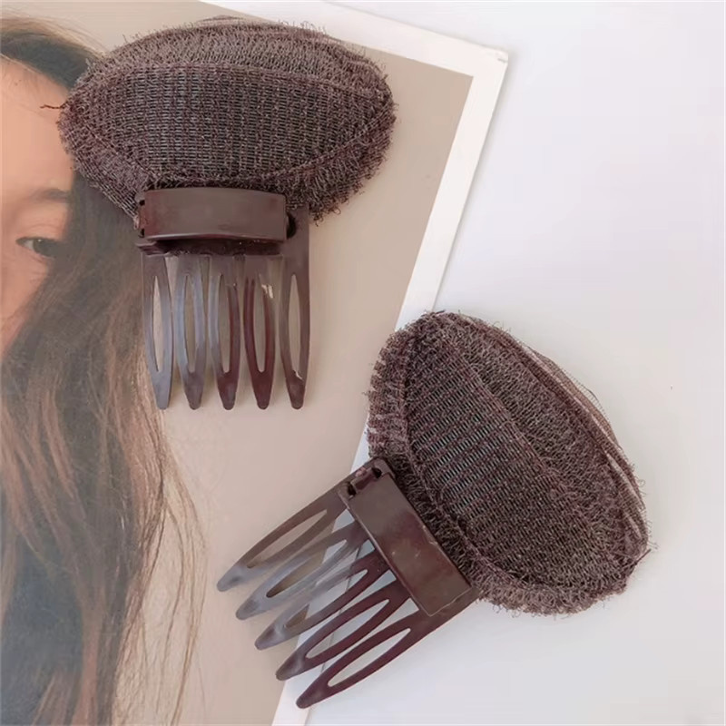 Haarstyling-Tool für Damen, schwarzer unsichtbarer Haarpuff für Volumen - Bild 5