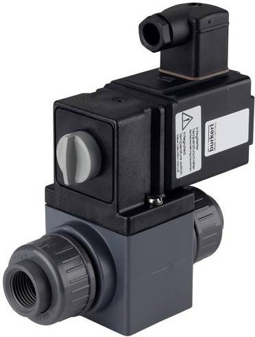 Bürkert Magnetventil 25876 0131 in Schwarz aus Kunststoff mit 24V - Bild 1