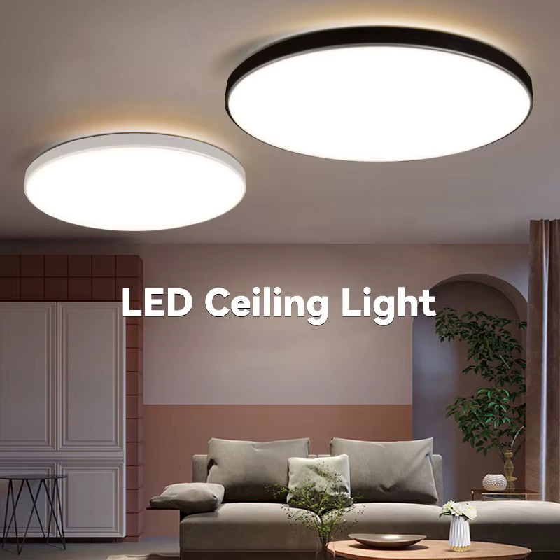Moderne LED-Deckenleuchte von CHENBEN, runde Deckenlampe in Weiß für Wohnzimmer und Schlafzimmer - Bild 2
