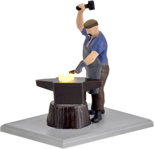 Viessmann Modelltechnik Schmied mit glühendem Eisen, H0, 1:87, Bemalt - Bild 1