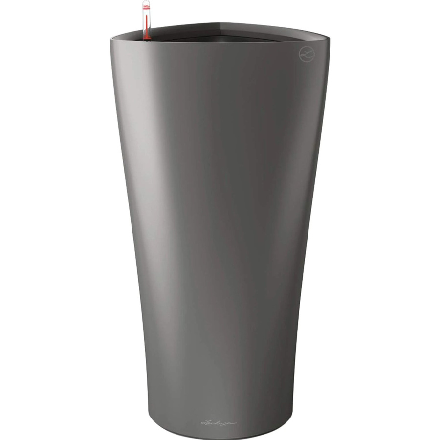 Lechuza Pflanzgefäß Delta Premium Anthrazit metallic Durchmesser: 30 cm, Höhe: 56 cm - Bild 2